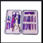 Combo KIT MANICURA 15 pcs + Mini lavadora de brochas