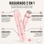 DumaSkin 2 en 1 | Afeitadora Corporal Recargable para una Piel Suave